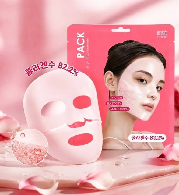 Tenzero Rose Peptide Collagen Mask