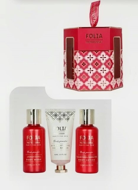 FOLIA Paper Gift Box Body Powder