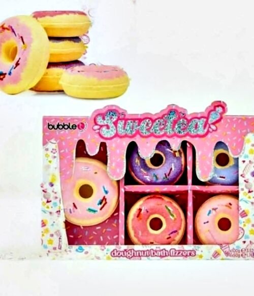 Bubble-T Sweetea Donut Set Bath Fizzer Gift Set
