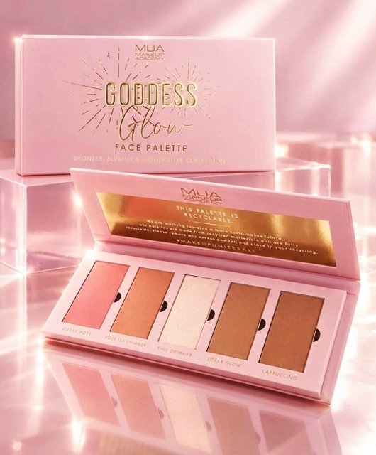 MUA Goddess Glow Face Palette
